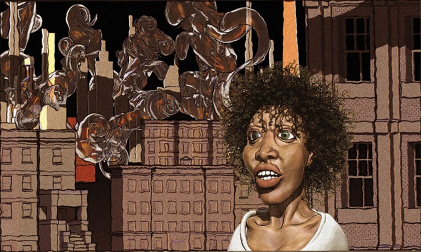 "Smoking City" by artist Chris Tucker