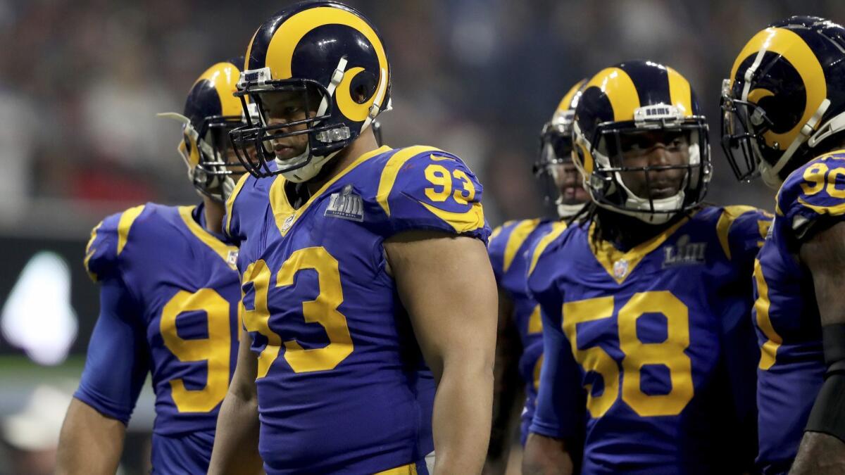 Ndamukong Suh and other members of the Rams defense can test free agency this offseason.