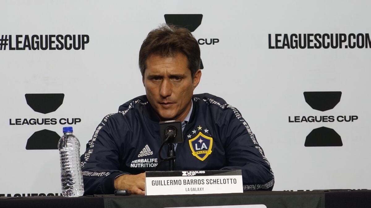 Guillermo Barros Schelotto: LA Galaxy gave up battle, fight against