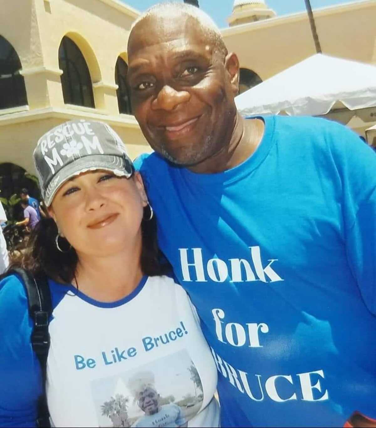 Sabrina Wilkerson, left, and Bruce Ingram on a trip to the San Diego County Fair in 2018.