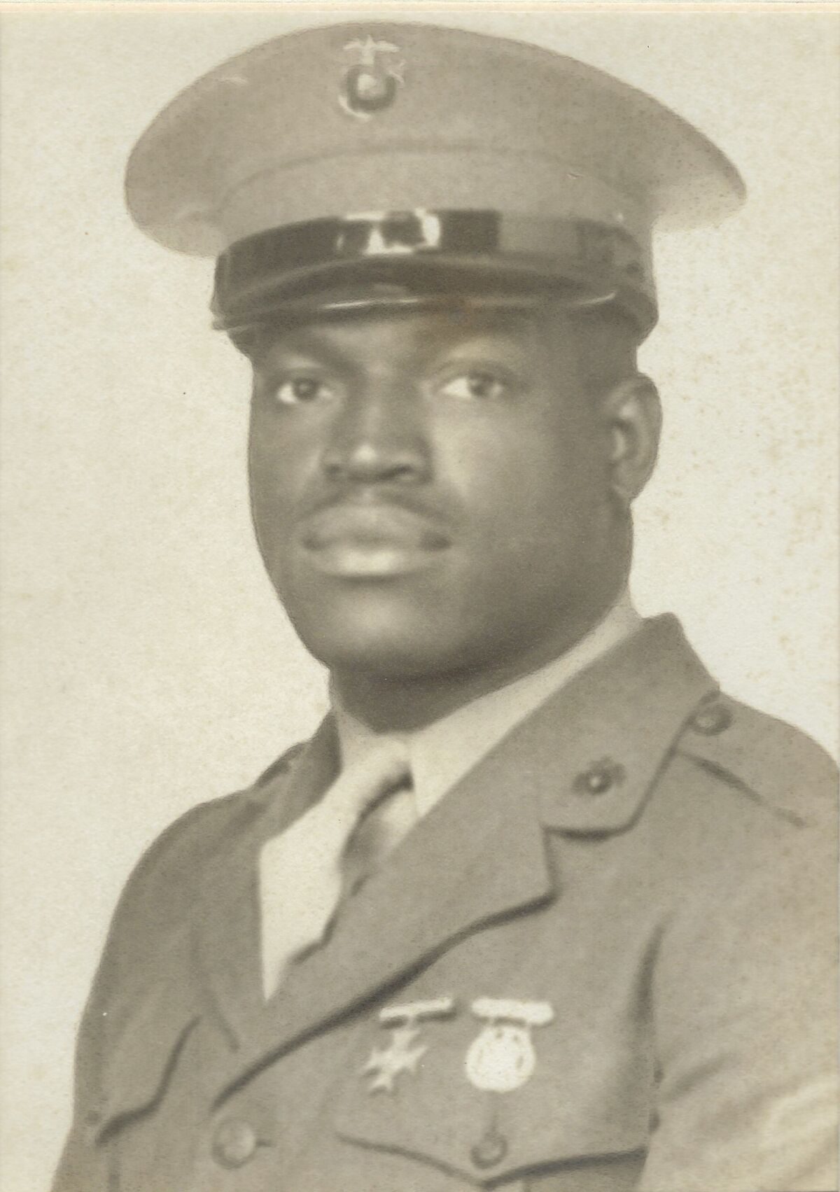 Sgt. Charles J. Shaw II in his Marine Corps uniform circa 1950.