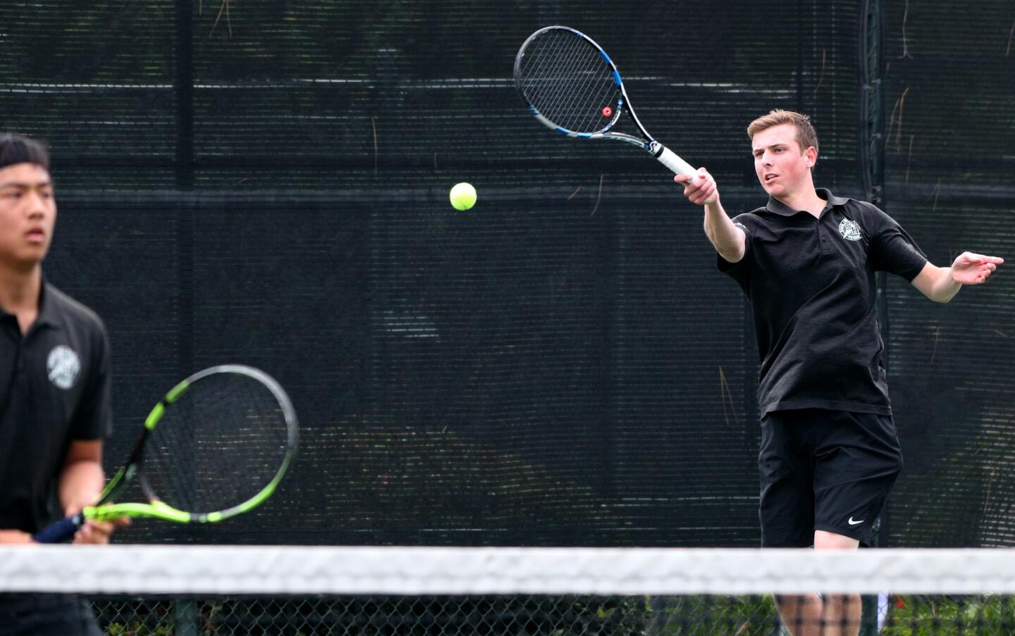 Photo Gallery: Sage Hill vs. Beckman in the CIF Southern Section Division 1 boys’ tennis championship match