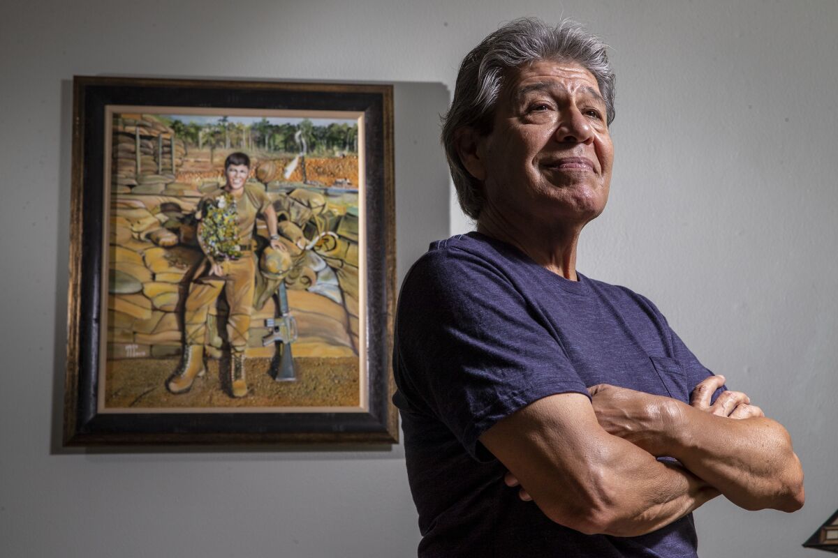 Vietnam veteran Tom Sandoval lived in Lincoln Heights and was in Vietnam during the Aug. 29 Chicano Moratorium march.