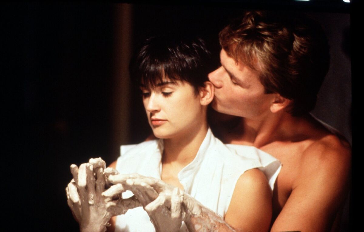 Patrick Swayze and Demi Moore in "Ghost."
