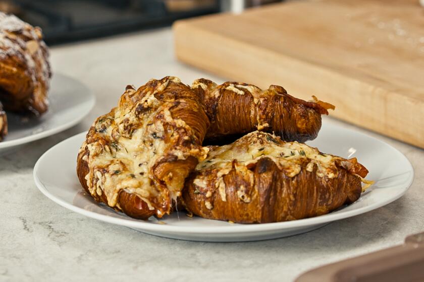 Nancy Silverton's ham and cheese croissant.