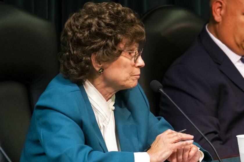 Jean Cramer, 67, created a furor after a moderator at an election forum in Marysville, Mich., asked candidates if the city should do more to attract foreign-born residents. Cramer replied: "Keep Marysville a white community as much as possible."