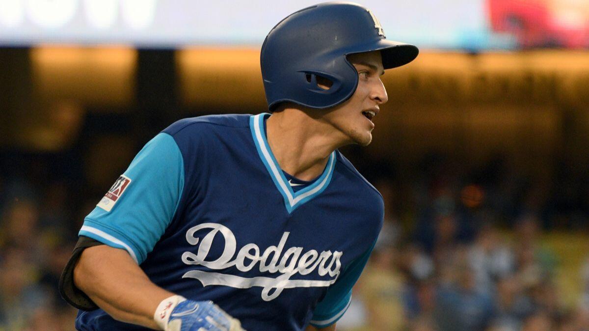 Corey Seager says he can hit without discomfort; the Dodgers hope he can return to shortstop this weekend.