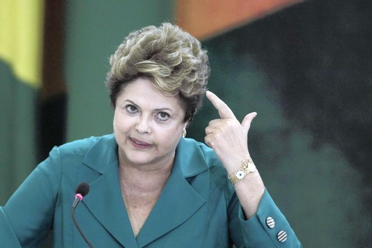 Brazilian President Dilma Rousseff, angry about reports of NSA spying on Brazil, has canceled a state visit to Washington.