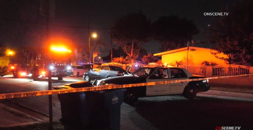A man was shot and killed by at least one Los Angeles County sheriff's deputy late Sunday in an unincorporated area of Whittier, authorities say.