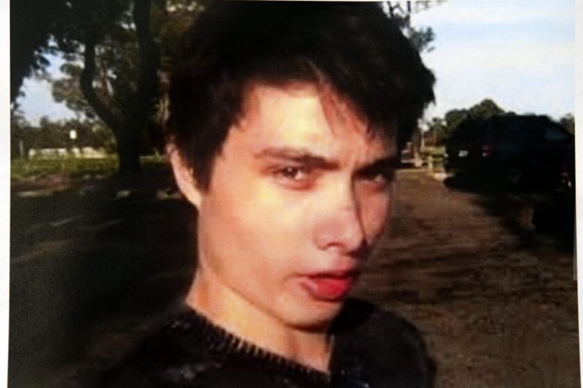 A picture released by the Santa Barbara County Sheriff's Department showing 22-year old Elliot Rodger, suspected of going on a rampage that killed seven people including himself at the Santa Barbara County student community of Isla Vista.