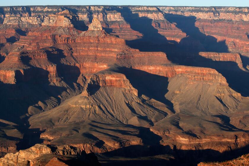 An Orlando, Fla., woman fell at Ooh Aah Point, about a mile down the popular South Kaibab Trail, at Grand Canyon National Park.