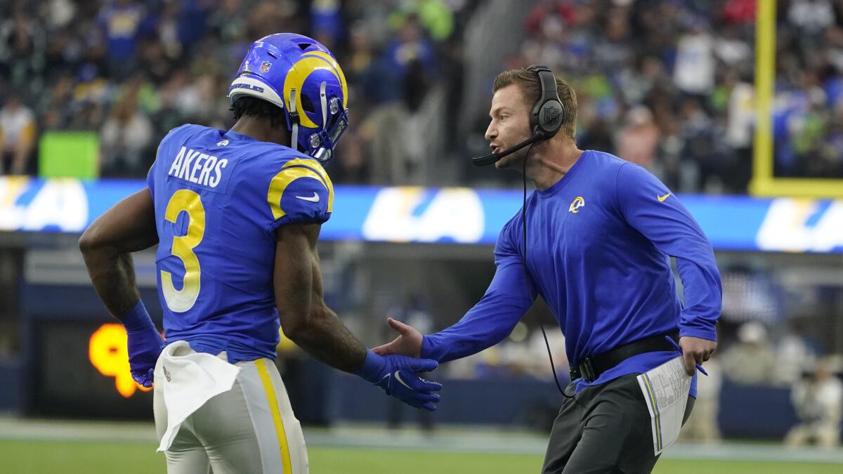 Is Rams' Cam Akers on way out? Sean McVay says back won't play - Los  Angeles Times