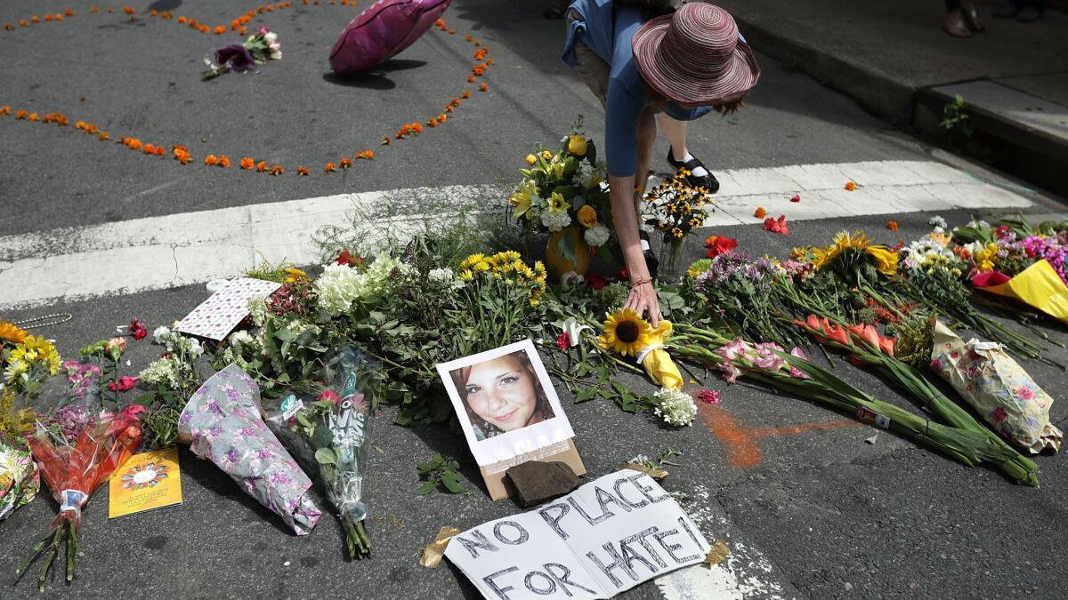 The death of 32-year-old Heather Heyer, who was killed when a car plowed into a crowd of people protesting the white nationalist Unite the Right rally in Charlottesville, Va., led to a sharp but brief decline in readership of alt-right publications.
