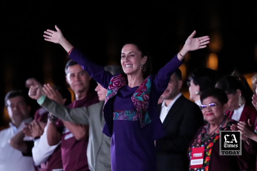 LA Times Today: Mexico elects leftist Claudia Sheinbaum as the first female president in its history