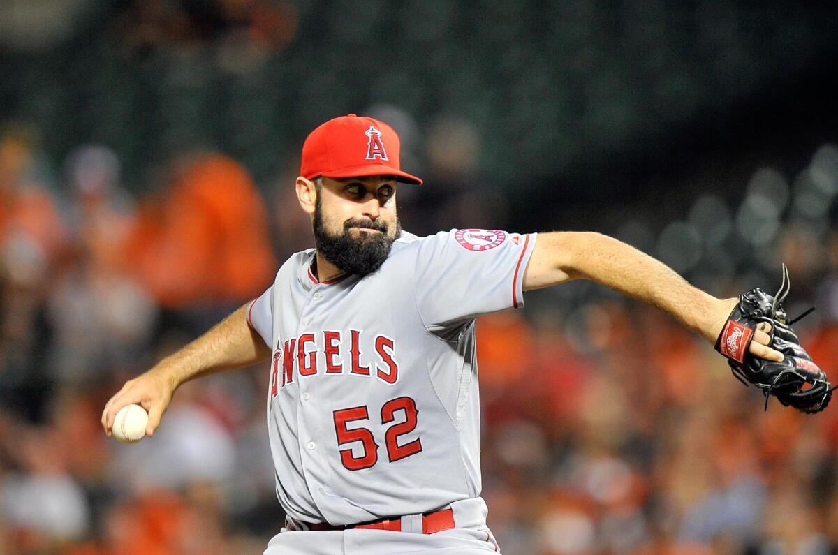 Angels starter Matt Shoemaker gave up one run and three hits with seven strikeouts in seven innings against Baltimore on Saturday.