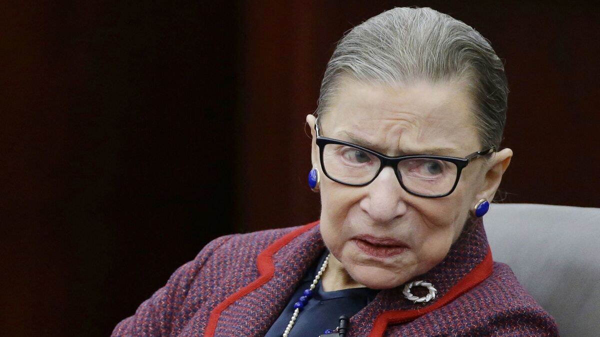 Supreme Court Justice Ruth Bader Ginsburg's influence has seeped into pop culture, but perhaps she should also be allowed the room to be human.