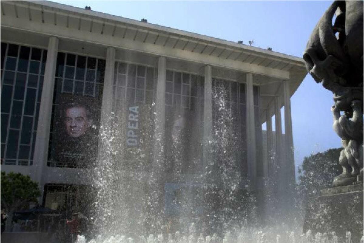 The Dorothy Chandler Pavilion, home of Los Angeles Opera, in downtown L.A.