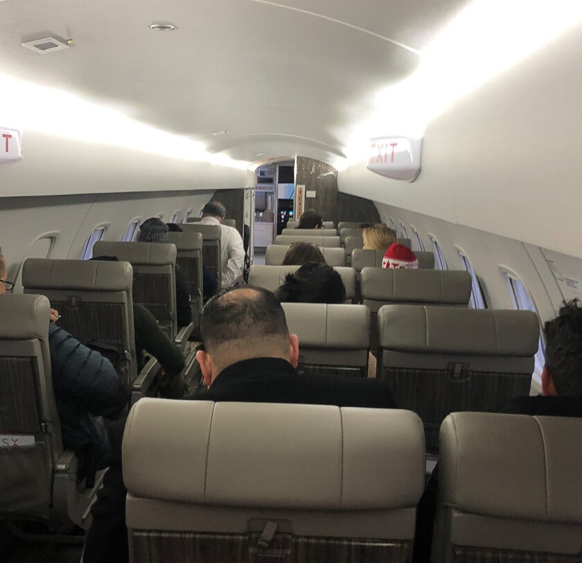 What It S Like To Take A Flight On Jsx Service Los Angeles Times