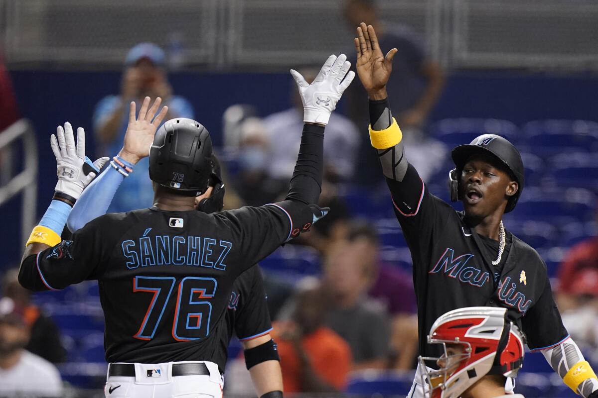 Joe Panik Miami Marlins debut Philadelphia Phillies 