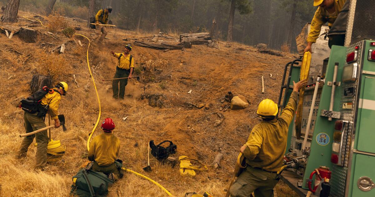 Crews make progress as huge Park fireplace swells past 350,000 acres