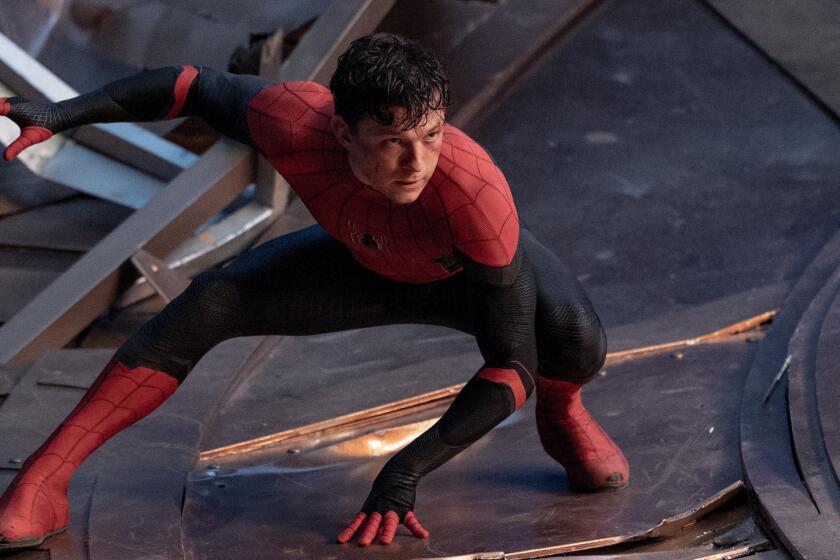 ****EXCLUSIVE**DO NOT USE-HOLIDAY SNEAKS 2021-Tom Holland stars as Peter Parker/Spider-Man in Columbia Pictures' SPIDER-MAN: NO WAY HOME.