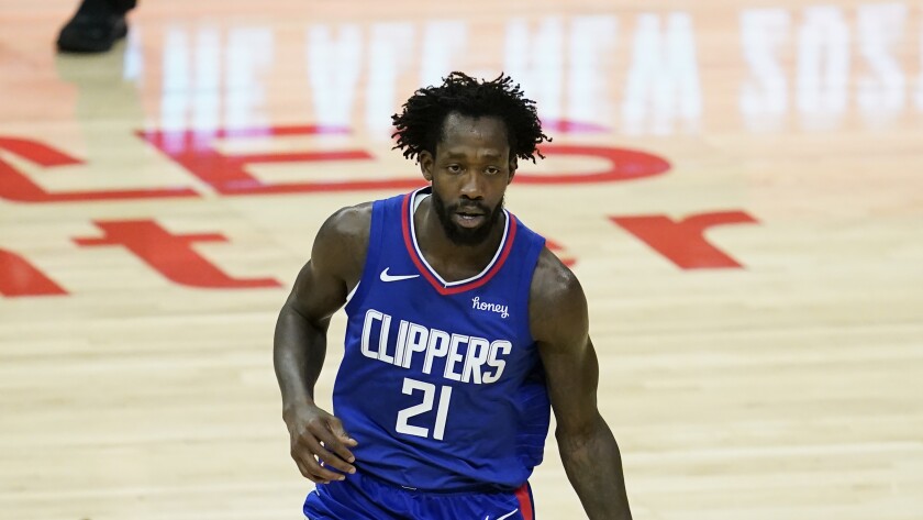 Patrick Beverley Travels With Clippers Could Play Soon Los Angeles Times
