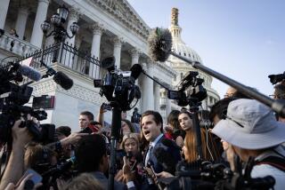 WASHINGTON, DC - OCTOBER 3: Rep. Matt Gaetz (R-FL) speaks to reporters as he leaves the U.S. Capitol after U.S. Speaker of the House Kevin McCarthy (R-CA) was ousted form his position, October 3, 2023 in Washington, DC. McCarthy was removed by a motion to vacate, an effort led by a handful of conservative members of his own party, including Rep. Matt Gaetz (R-FL). (Photo by Drew Angerer/Getty Images)