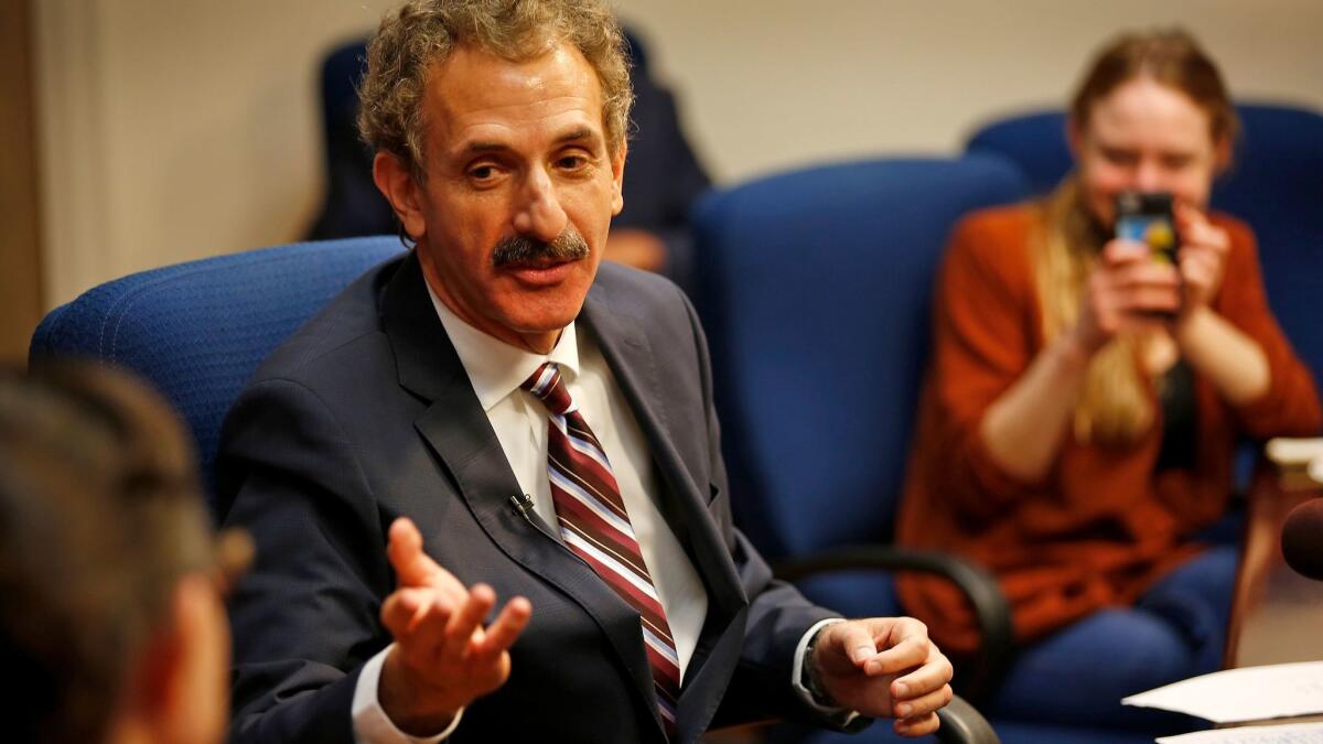 City Atty. Mike Feuer on Friday talks about the violence that erupted last weekend at a white supremacist rally in Charlottesville, Va.