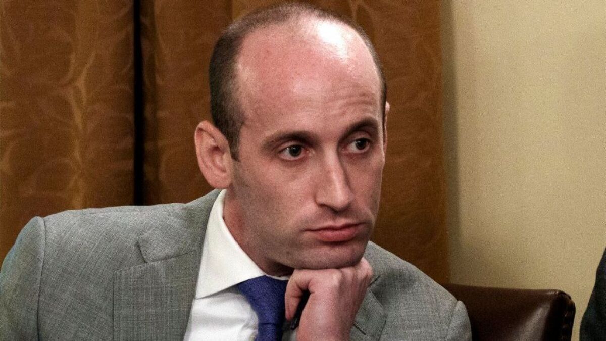 White House senior advisor Stephen Miller is a chief architect of President Trump's immigration policy.