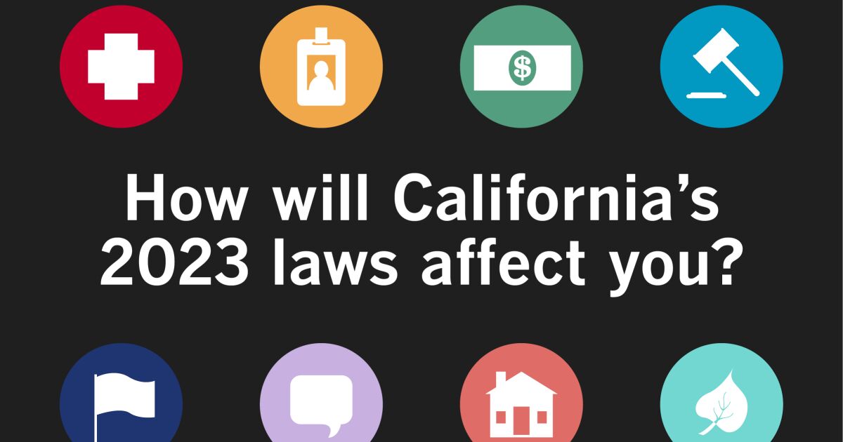 New 2023 California laws on abortion, housing and policing Los