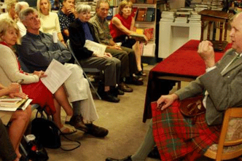 Alexander McCall Smith describes his inspiration for the "No. 1 Ladies' Detective Agency' series to an audience in 2004 at Warwick's Bookstore in La Jolla.