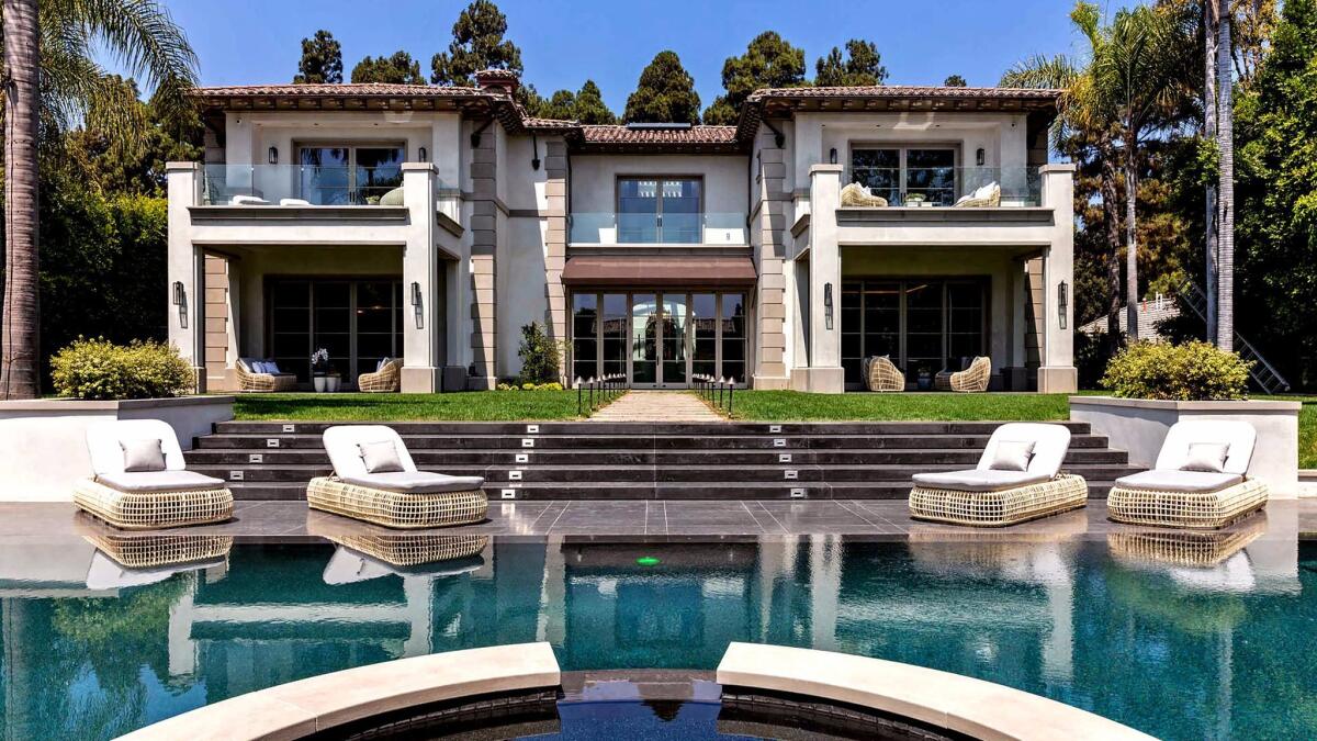 A newly built mansion on Lexington Drive in Beverly Hills sold for $26.75 million.