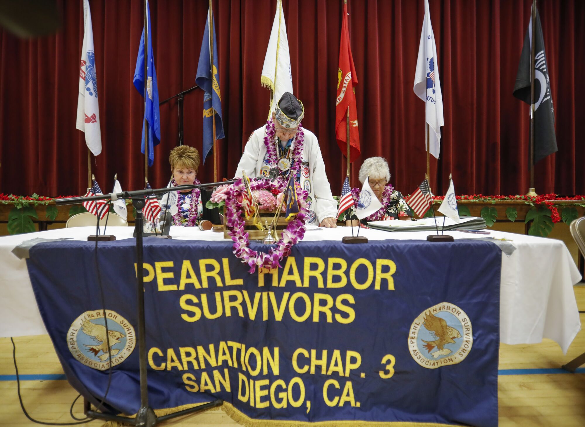 At the final board meeting of the Pearl Harbor Survivors Association