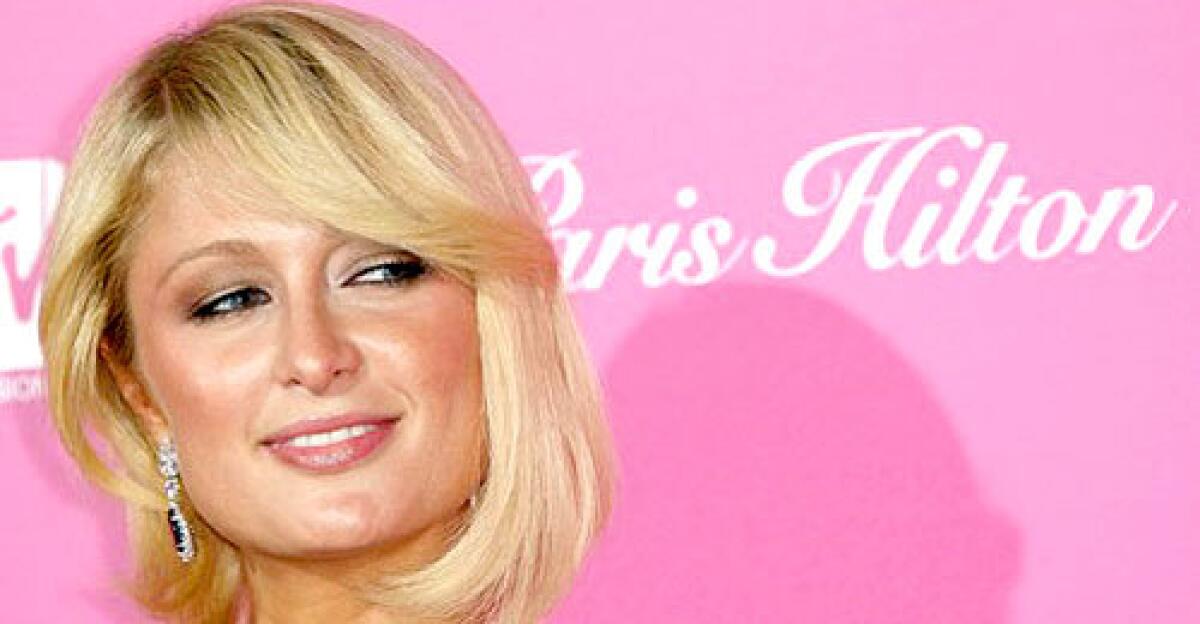 Search for a friend: Paris Hilton attends the MTV press conference announcing her new reality series.