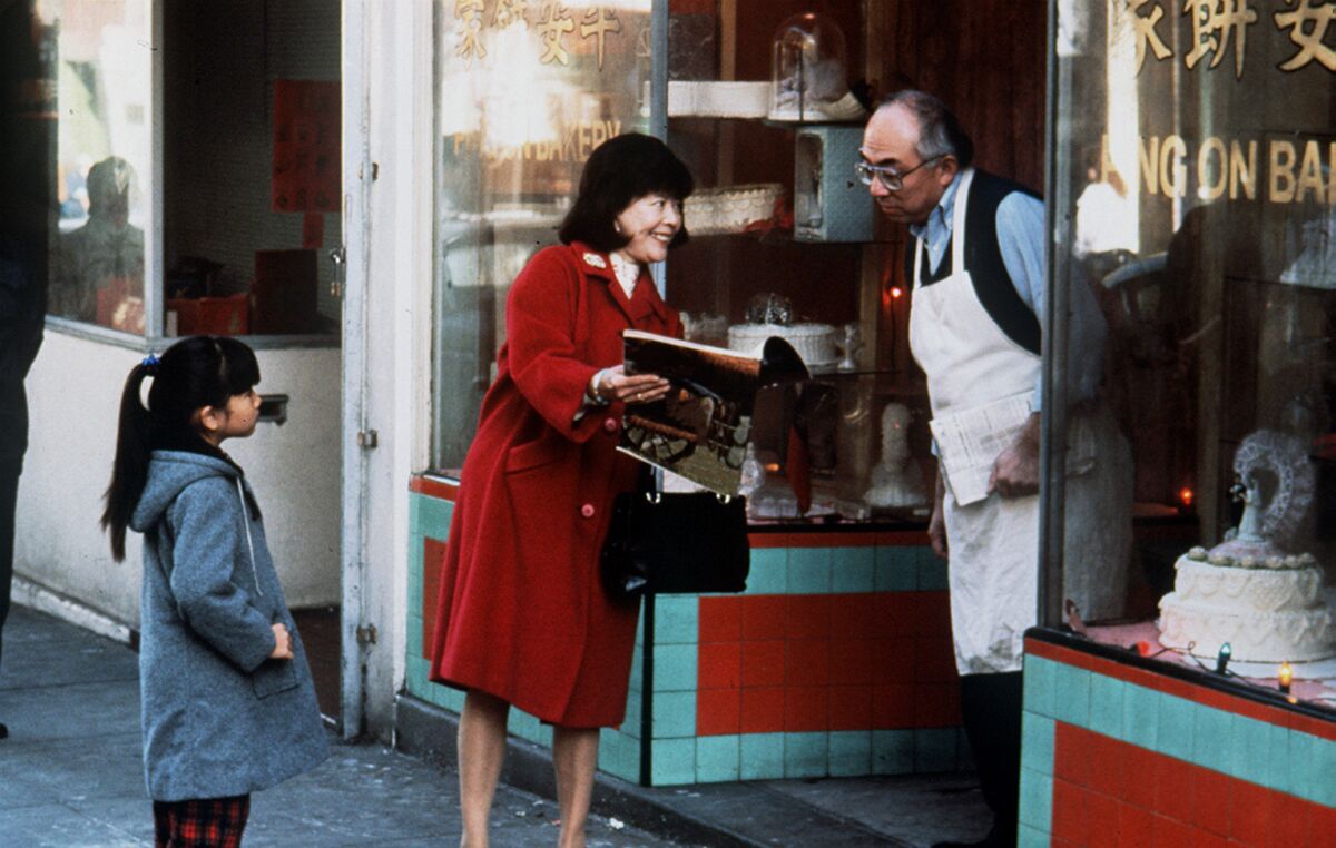 A scene from the film "The Joy Luck Club." 