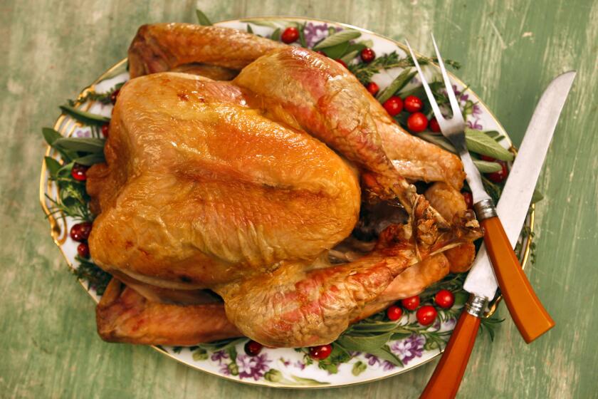 Thanksgiving dry-brined turkey