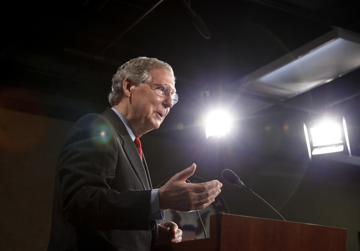 "This is the way we ought to be conducting business here," Senate Minority Leader Mitch McConnell (R-Ky.) said after the bipartisan agreement was reached on President Obama's appointees.