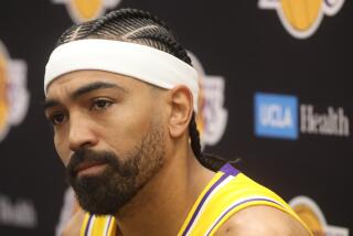 LOS ANGELES, CA - OCTOBER 2, 2023 - Los Angeles Lakers #7 Gabe Vincent attends.
