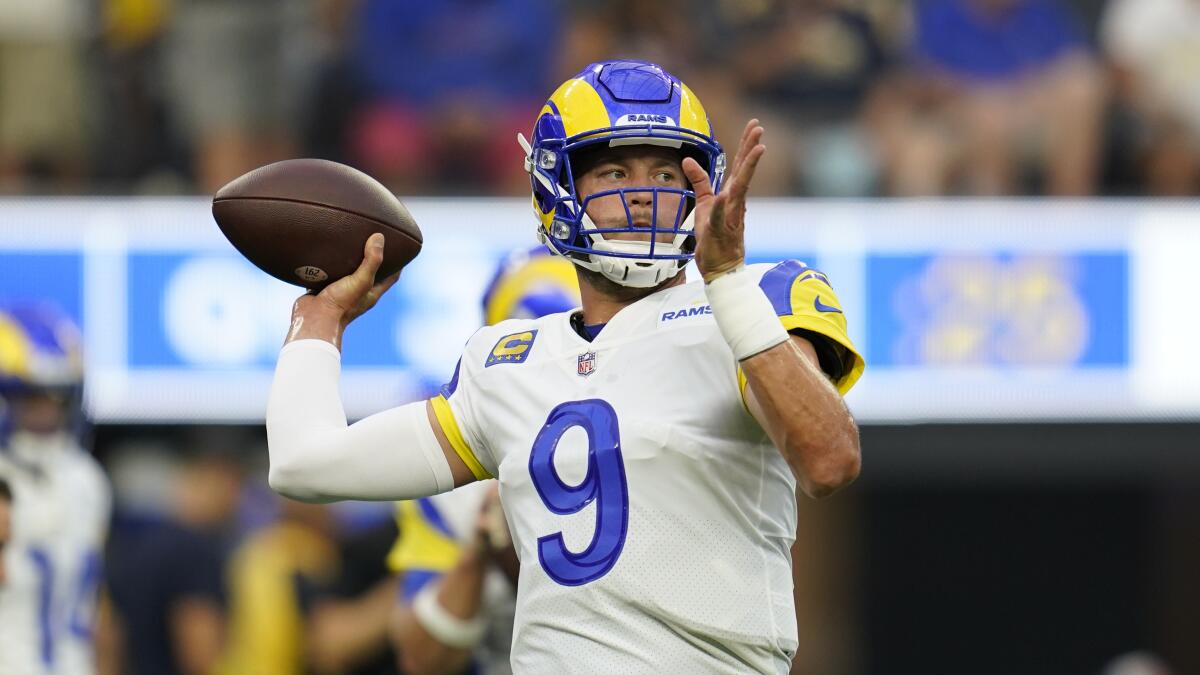 Super Bowl or bust for Rams offense with QB Matthew Stafford - Los Angeles  Times