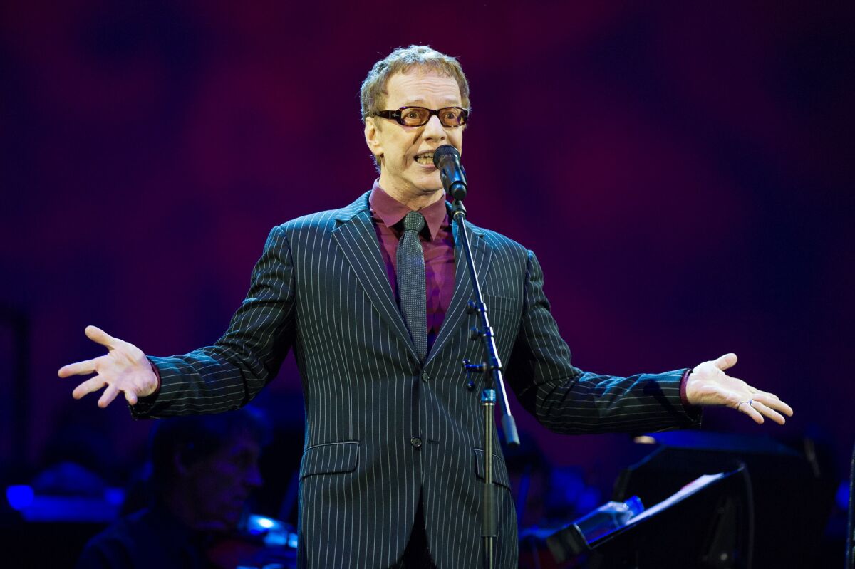 Danny Elfman sings at the Hollywood Bowl in 2015.