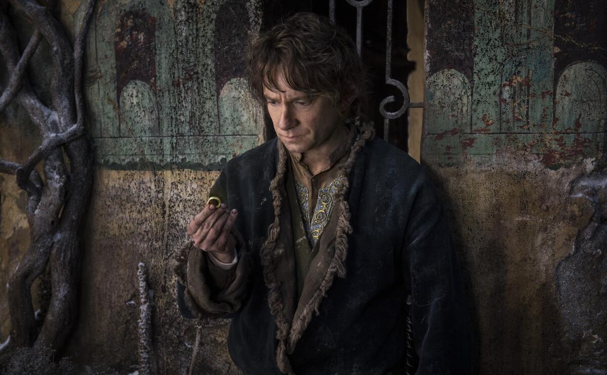 Martin Freeman as Bilbo Baggins in "The Hobbit: The Battle of the Five Armies."