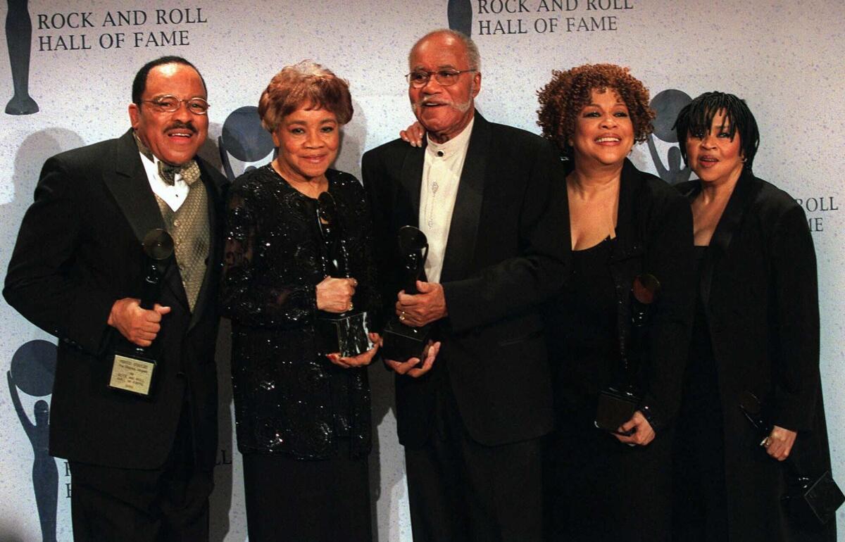 The Staple Singers at the Rock & Roll Hall of Fame.