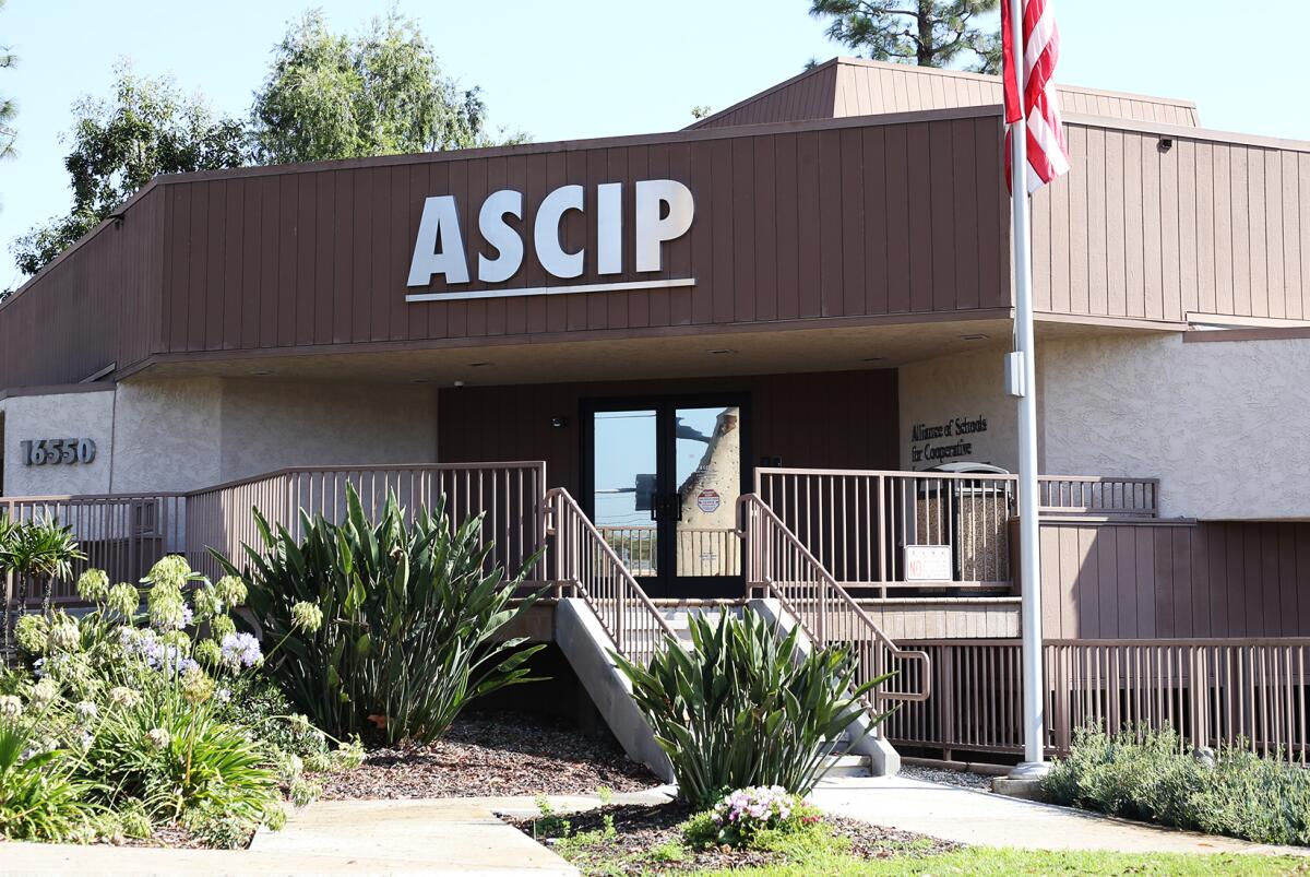 The Alliance of Schools of Cooperative Insurance Programs headquarters in Cerritos, seen in 2023.