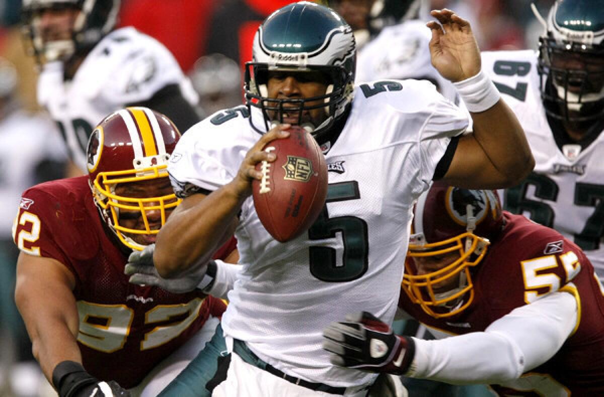 Eagles' McNabb says no regrets over Super Bowl loss