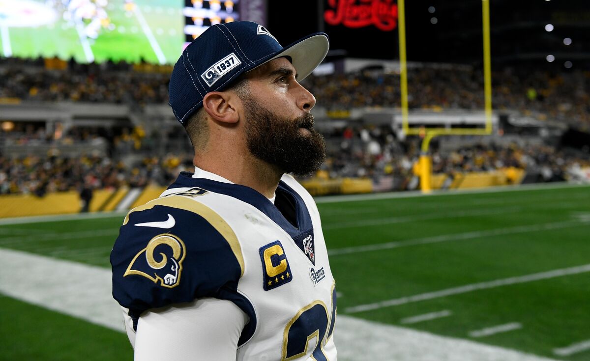 Rams safety Eric Weddle