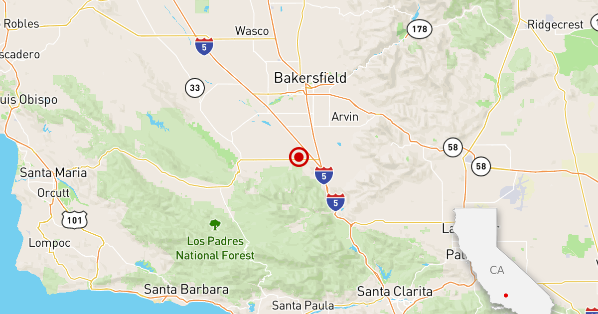 A 4.1 magnitude earthquake hits Bakersfield