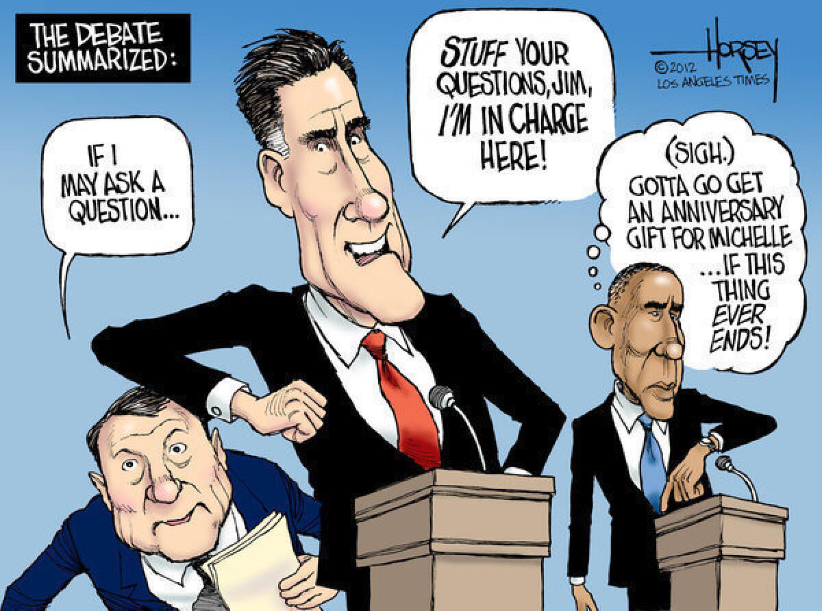 Mitt Romney dominates first presidential debate