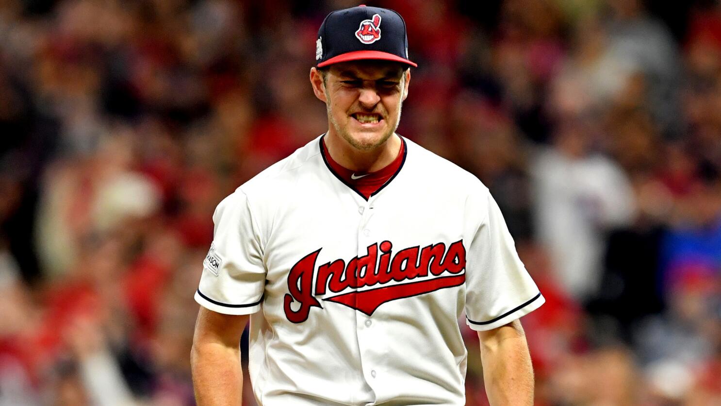 Trevor Bauer no-hits Yankees for 5 1/3 innings in Indians' Game 1
