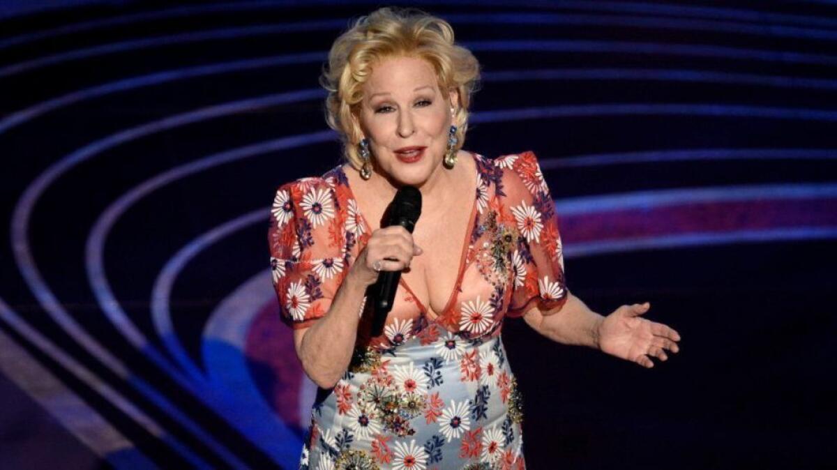 Bette Midler performs "The Place Where Lost Things Go" from the film "Mary Poppins Returns" at the 2019 Academy Awards.