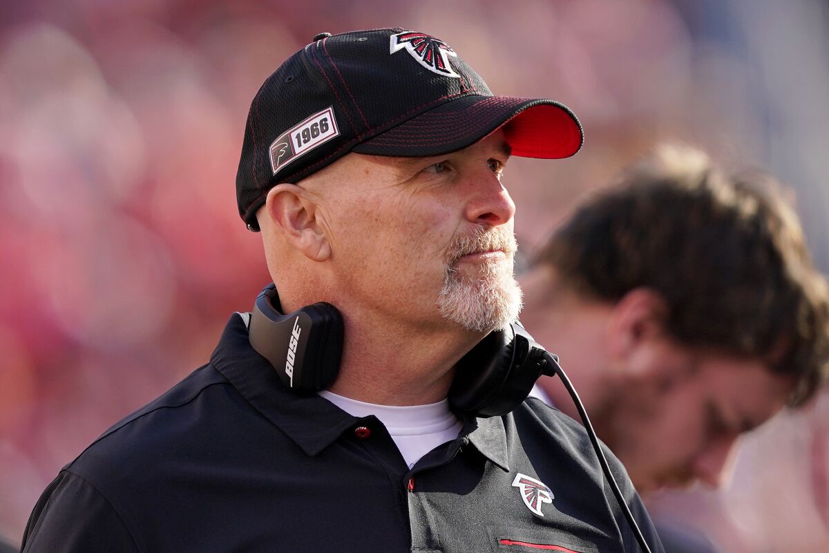 Dan Quinn will be back for a sixth season as Atlanta Falcons head coach, team owner Arthur Blank said Friday.